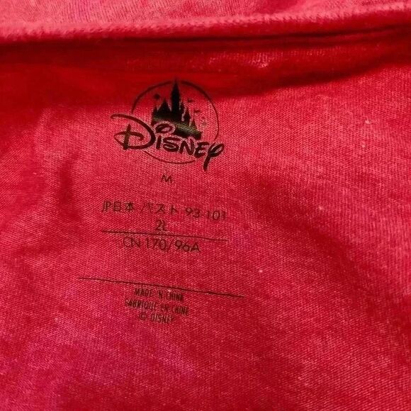 Disney Girl's Red Cotton/Poly Winnie the Pooh Hunny Crew Neck Long Sleeve T-shir - Picture 9 of 10